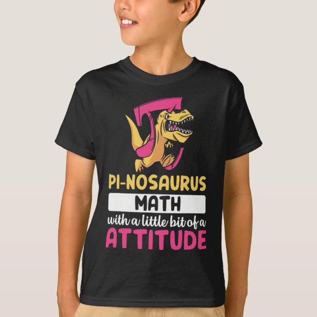 T-shirt Pi Math Mathematics Dinosaur Dino Pi Day  (Devant)