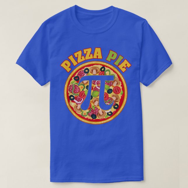 T-shirt Pi Math Pizza Pie I Pi Day  (Design devant)