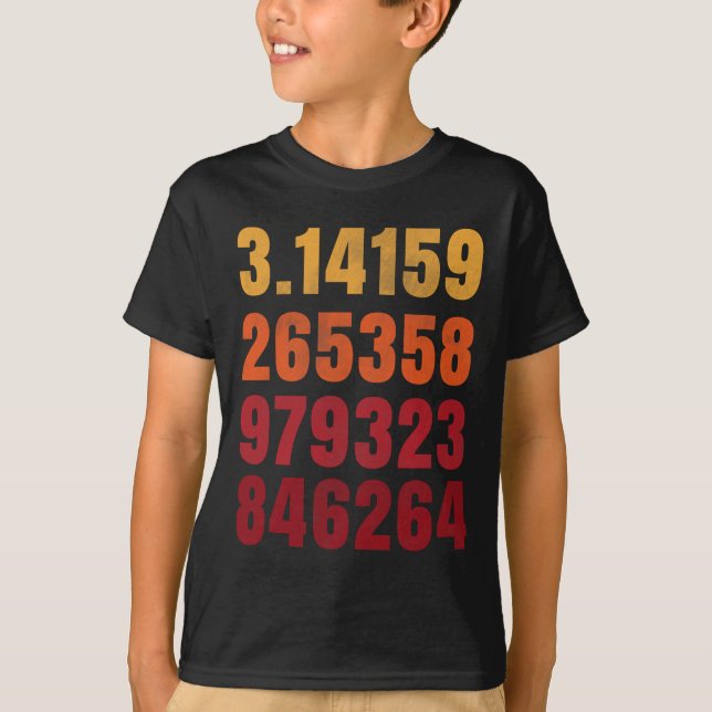 T-shirt Pi Math Science Stem Don 3.14 Pi Jour 3 (Devant)
