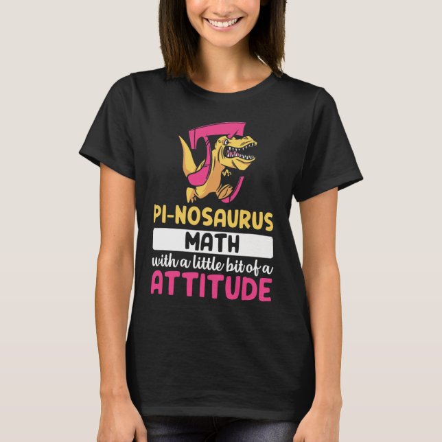 T-shirt Pi Mathématiques Mathématiques Dinosaure Dino Pi D (Devant)