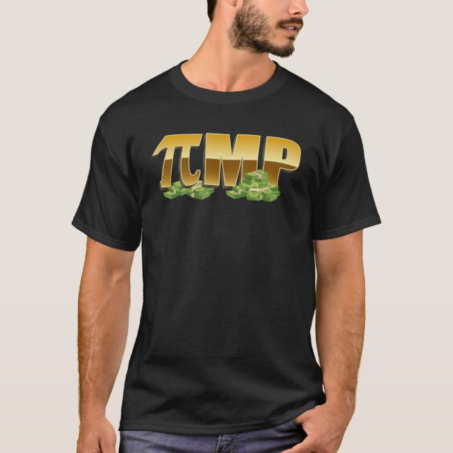 T-shirt Pi MP PIMP argent 3 14 jeu de mathématiques (Devant)