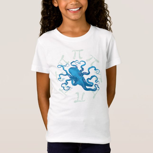 T-Shirt Pi Octopus Octopus (Devant)