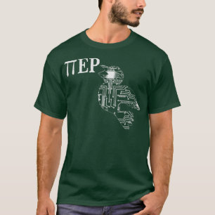 T-shirt Pi Piep Bird Mathematicien Coder PCB CPU ordinateu
