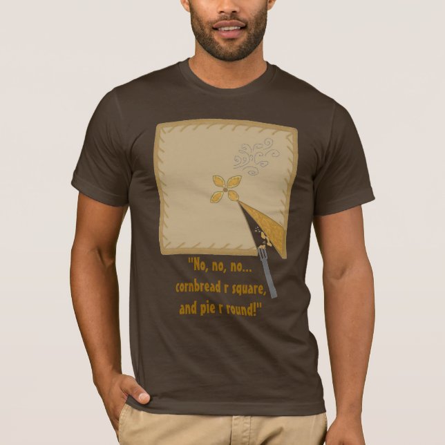 T-shirt Pi R carré (Devant)