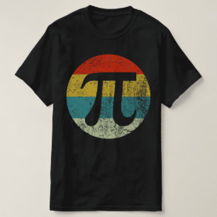 T-shirt pi rétro silhouette vintage les années 70