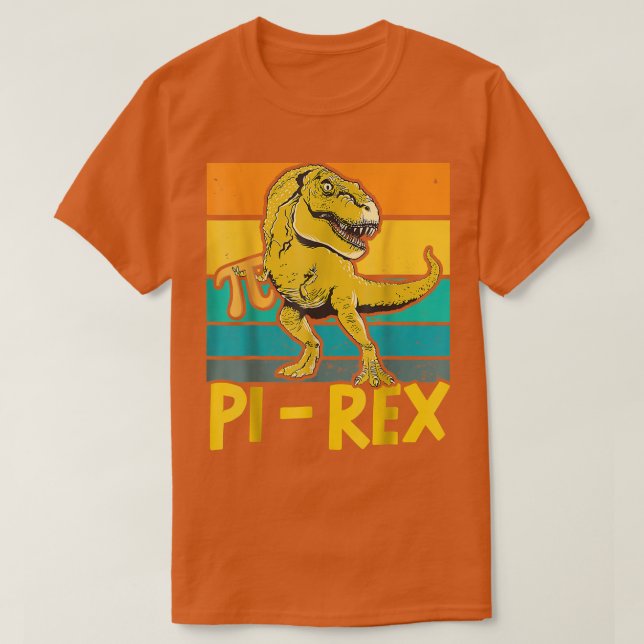 T-shirt Pi Rex Funny Math Enseignant Sciences Mathématique (Design devant)