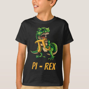 T-shirt Pi-rex Tyrannosaurus Dinosaure Dino Pi-tag Mathéma