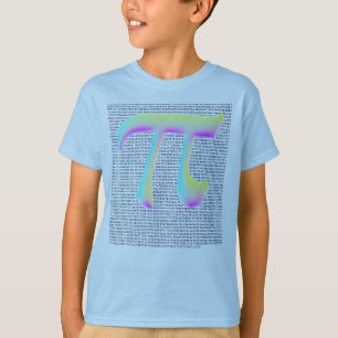 T-shirt Pi sur la disco de pi