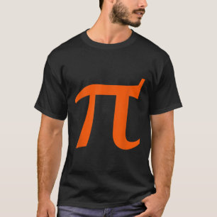 T-shirt Pi symbole chemise orange pi jour professeur de ma