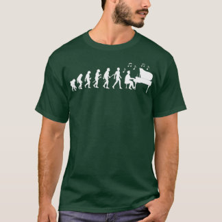 T-shirt Pianist Evolution