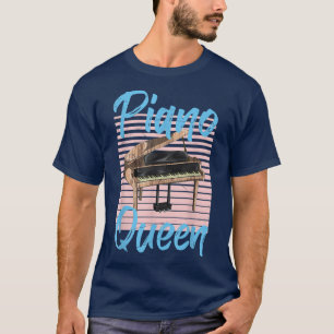 T-shirt Pianist Girls Women Orchestra Musique classique Pi