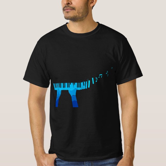 T-shirt Pianist Keyboards Piano Classical Music Piano  (Devant)