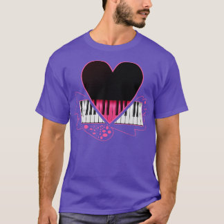 T-shirt Pianiste d'amour
