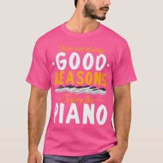 T-shirt Pianiste de musique classique Musicien Piano Clavi