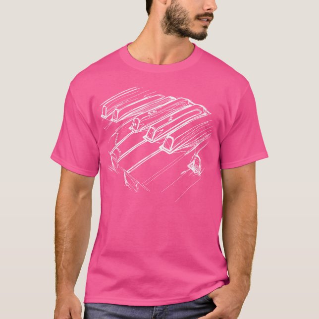 T-shirt Piano (Devant)