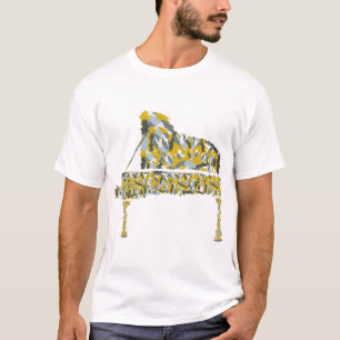 T-shirt Piano abstrait
