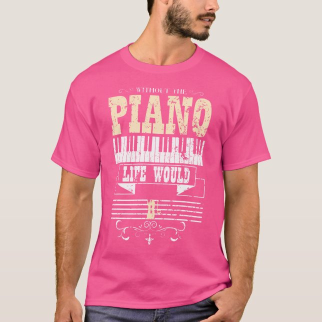 T-shirt Piano Ancien (Devant)