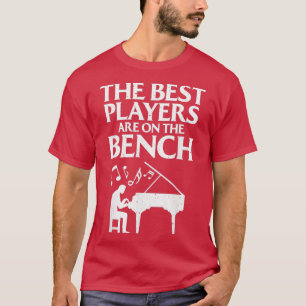 T-shirt Piano Art Drôle Pour Hommes Femmes Joueuses Piano