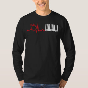 T-shirt Piano Bomb Voler Vers Le Succès Jouer Musique I He