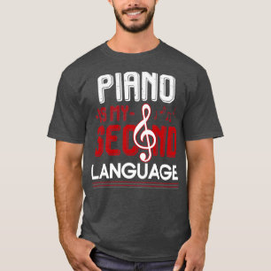 T-shirt Piano-cadeau de clavier Piano Player