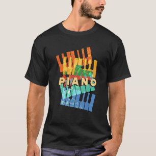 T-shirt Piano Clavier Piano Lecteur Pianiste Musicien Orch