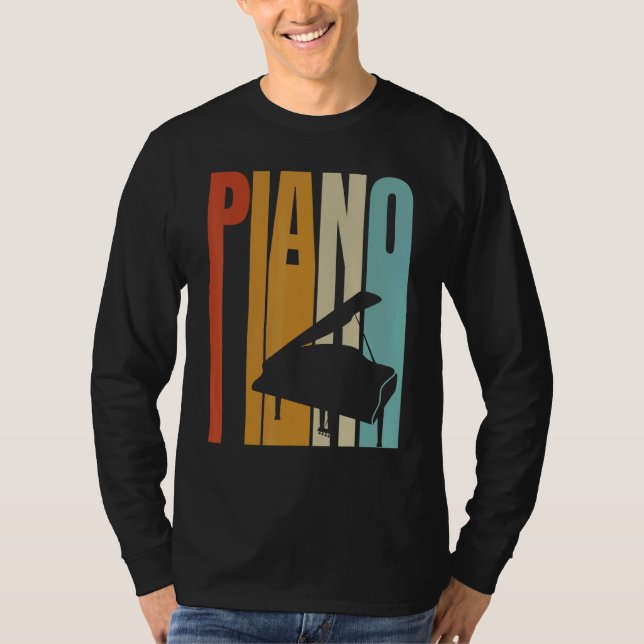 T-shirt Piano Cool Retro (Devant)