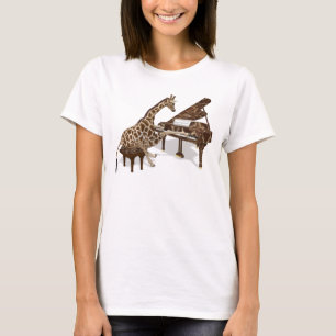 T-shirt Piano de Girafe
