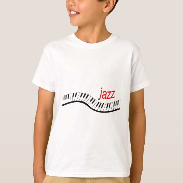 T-shirt Piano de jazz (Devant)