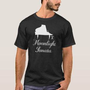 T-shirt Piano de sonate de clair de lune