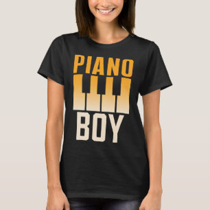 T-shirt Piano Dinosaur Vintage