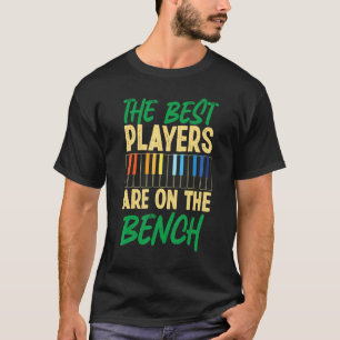 T-shirt Piano Enseignant Pianiste Clavier Les Meilleurs Jo