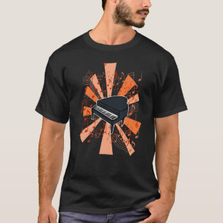 T-shirt Piano et Musique