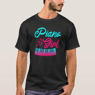 T-shirt Piano Girl