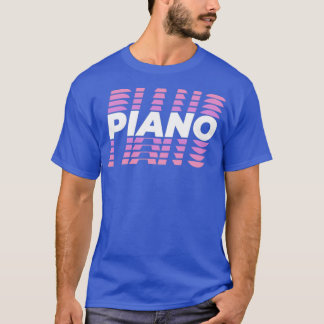 T-shirt Piano Instrument Clavier Percussion Musique Son