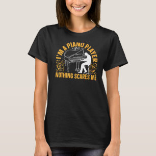 T-shirt Piano Keyboard Player - Je suis un Piano Player Ri