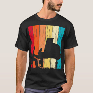T-shirt Piano Lecteur vintage Piano musical Piano clavier