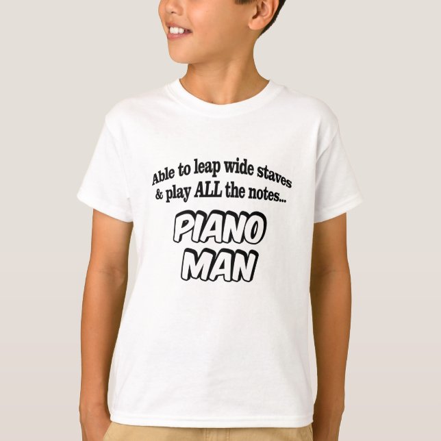 T-shirt Piano Man (Devant)