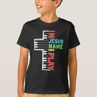 T-shirt Piano-musique Jésus