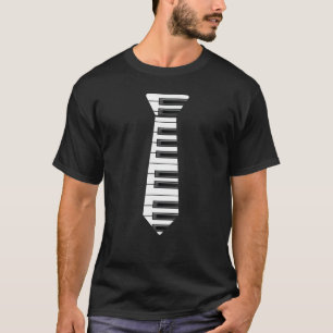 T-shirt Piano Necktie Piano Player Pianiste Musique classi