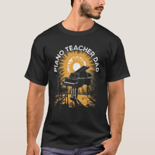 T-shirt Piano Papa Piano Man Pianiste Clavier Musicien Fat