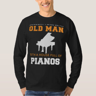 T-shirt Piano Paradise : Future Vieux Mans Keyed Kingdom T