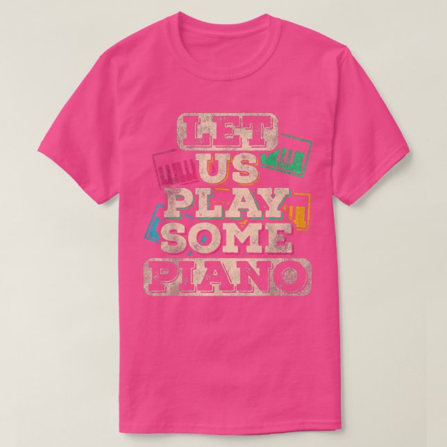 T-shirt Piano Player Musique Instrument de musique (Design devant)