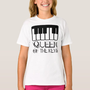 T-shirt Piano Queen of the Keys