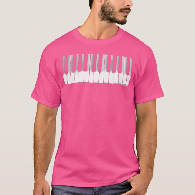 T-shirt Piano Vintage 	 Cadeau (Devant)