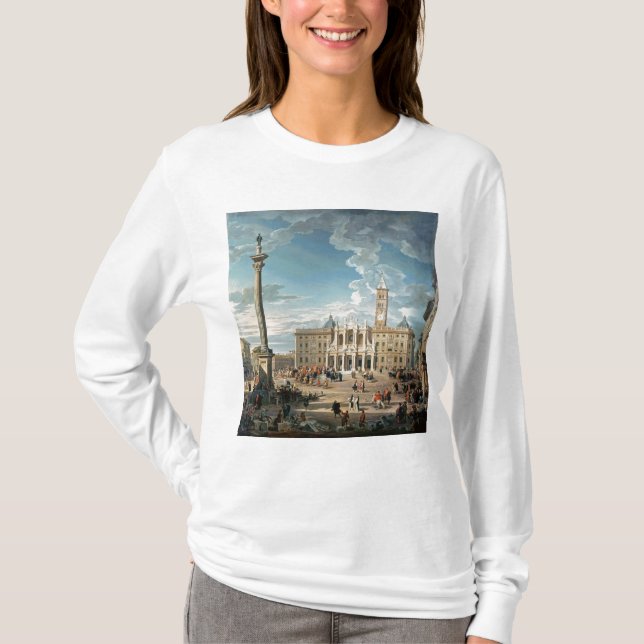 T-shirt Piazza Santa Maria Maggiore, 1752 (Devant)