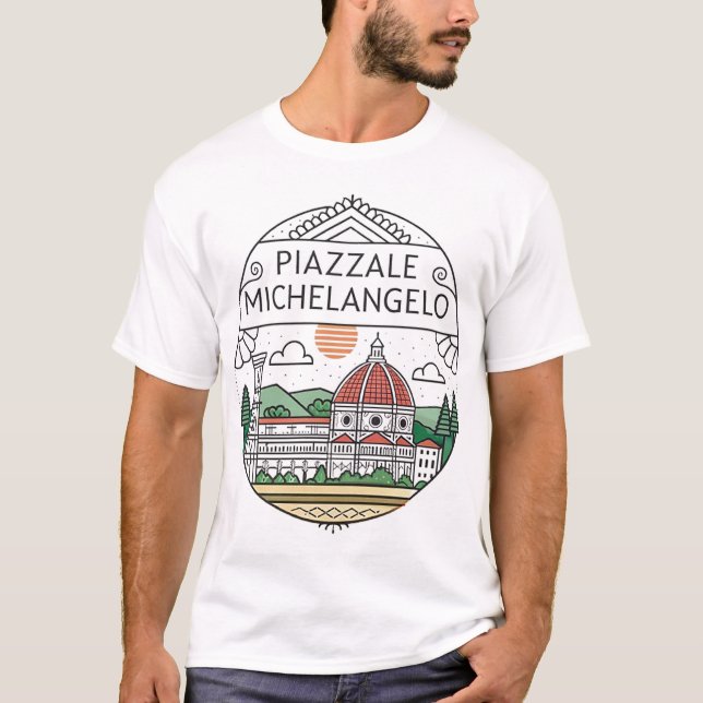 T-shirt Piazzale Michelangelo (Devant)