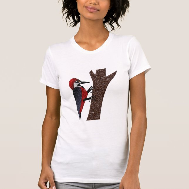 T-shirt Pic à ventre de Crimson (Devant)