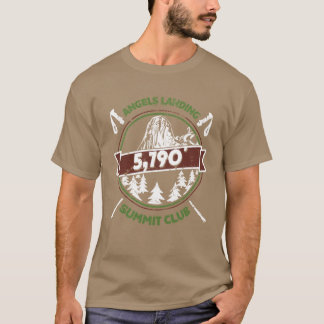 T-shirt Pic Angels Landing dans le club de sommet de fille
