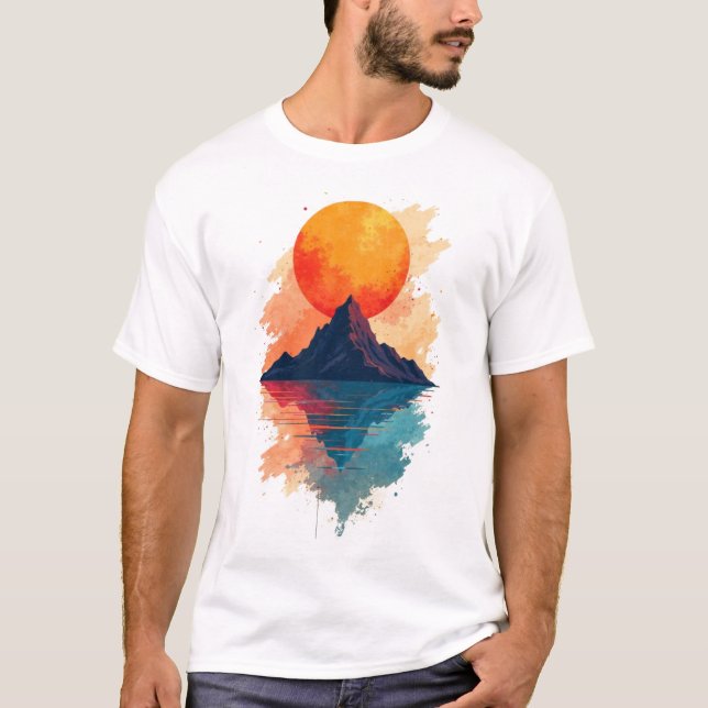 T-shirt Pic céleste (Devant)