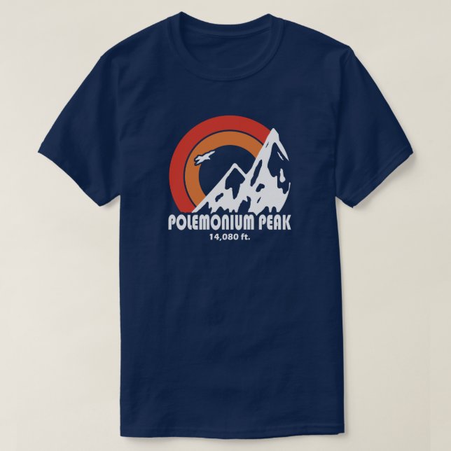T-shirt Pic Polemonium Peak Californie Sun Eagle (Design devant)